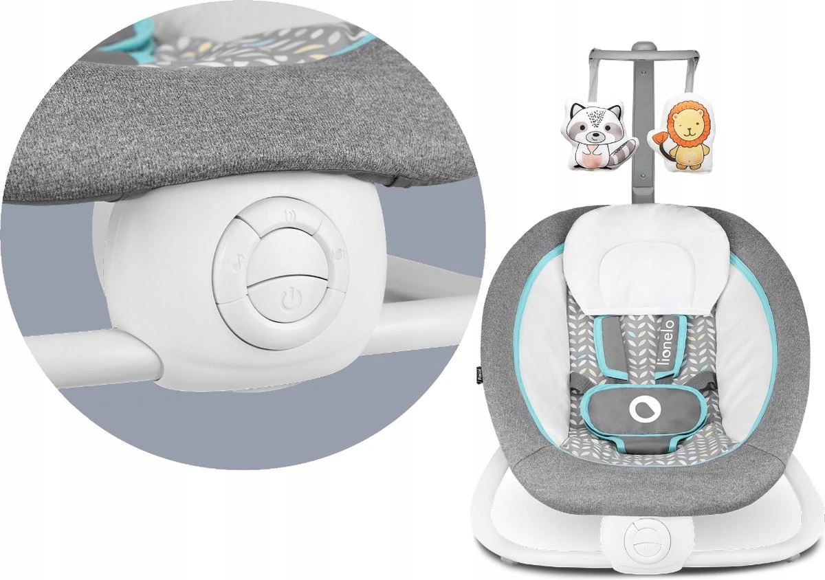 Lionelo Pascal - Wipstoel - Melodieën - Sterke Constructie - Tot 9kg 5 Lionelo Pascal - Wipstoel - Melodieën - Sterke Constructie - Tot 9kg - Afbeelding 3