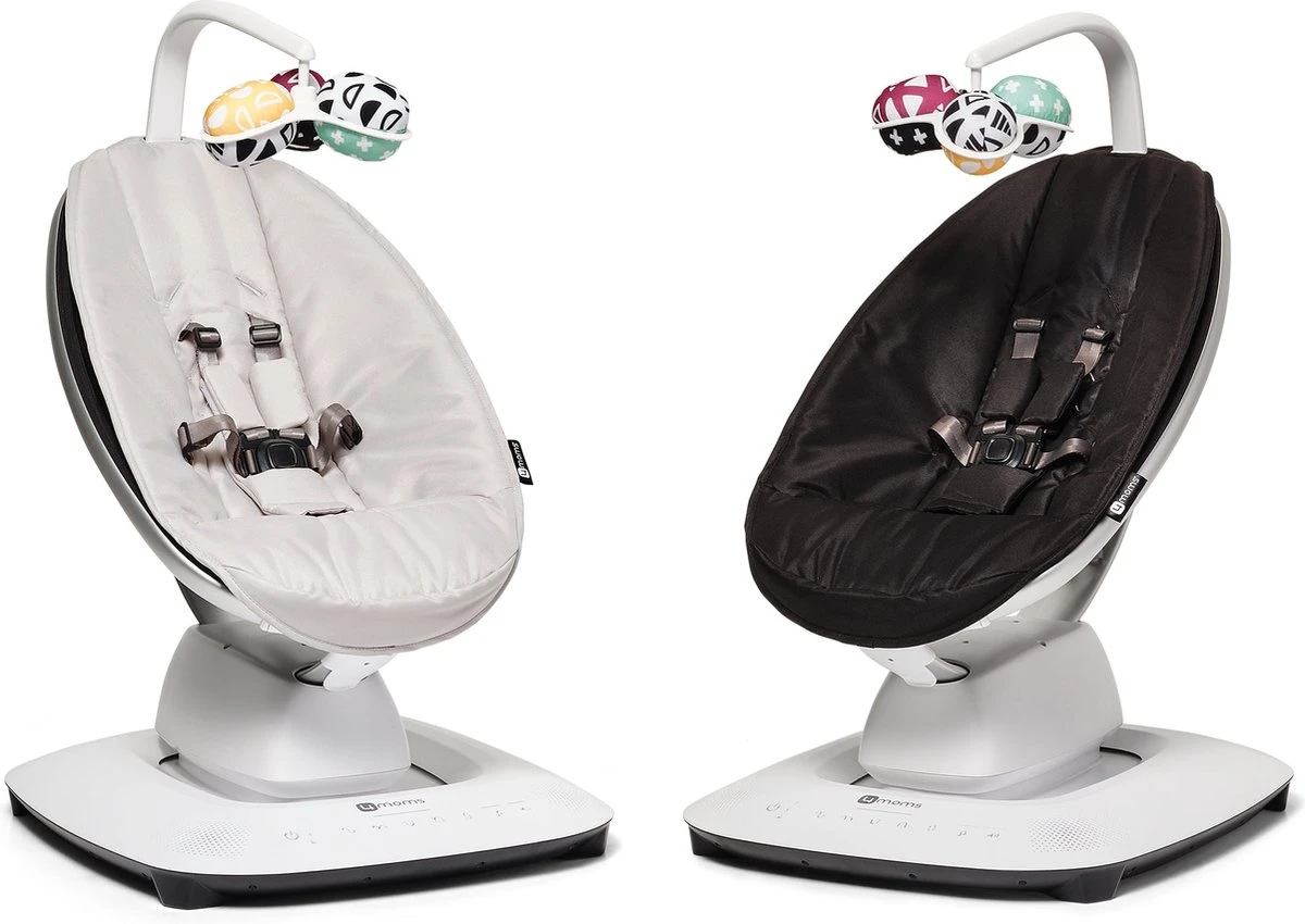 4moms MamaRoo 5 Classic Black | Beweegt Zoals Jij, Bedienen Met Je Smartphone, WiFi Smart Home Integratie Via Amazon Alexa En Google Home 8 4moms MamaRoo 5 Classic Black | Beweegt Zoals Jij, Bedienen Met Je Smartphone, WiFi Smart Home Integratie Via Amazon Alexa En Google Home - Afbeelding 6
