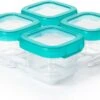 OXO Tot Babyvoeding Diepvriesbakjes - Bewaarbakjes Met Deksel -4x180 Ml- Teal -Stokke Verkoop 1200x851 5