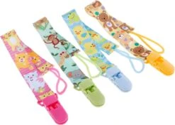 Speenclip Speenkoord Dieren Aapjes Olifanten Jungle Blauw Groen Meisjes Jongens Schattig Baby - Goedkoop - Gratis Verzending -Stokke Verkoop 1200x856 3