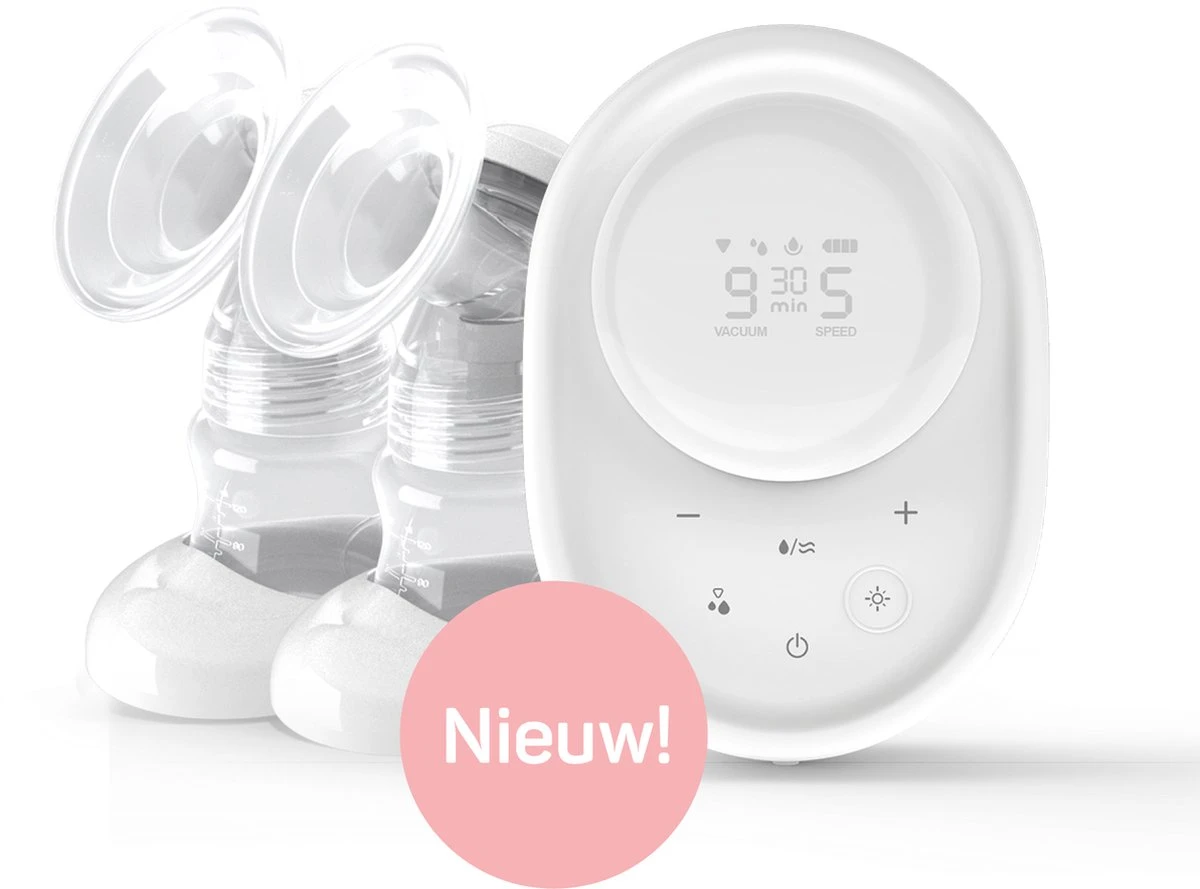 Vulpes BabyCare® Borstkolf Kolfapparaat - Dubbele Elektrische Borstkolf Met Nachtlamp - Oplaadbare Accu - Draagbaar - BPA-Vrij - Incl. 60 Moedermelkbewaarzakjes - PRO Versie 3 Vulpes BabyCare® Borstkolf Kolfapparaat - Dubbele Elektrische Borstkolf Met Nachtlamp - Oplaadbare Accu - Draagbaar - BPA-Vrij - Incl. 60 Moedermelkbewaarzakjes - PRO Versie