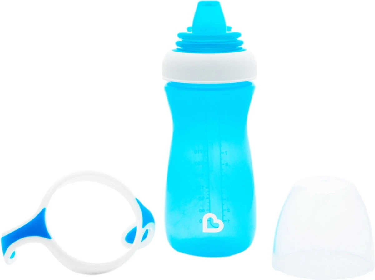 Munchkin Gentle Overgangsbeker Anti Lek Blauw 4 Munchkin Gentle Overgangsbeker Anti Lek Blauw - Afbeelding 2