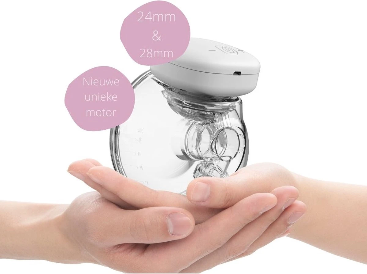 Youha® The Ins Elektrische Borstkolf(origineel) - Compleet Pakket- 24mm (28mm Optioneel) - Draagbaar Hands Free - Draadloos - Draagbare Borstkolf - BPA-vrij - Oplaadbaar - Borstmelk - 1x 240ML Cup Moedermelk - Borstvoeding - GEN1 5 Youha® The Ins Elektrische Borstkolf(origineel) - Compleet Pakket- 24mm (28mm Optioneel) - Draagbaar Hands Free - Draadloos - Draagbare Borstkolf - BPA-vrij - Oplaadbaar - Borstmelk - 1x 240ML Cup Moedermelk - Borstvoeding - GEN1 - Afbeelding 3