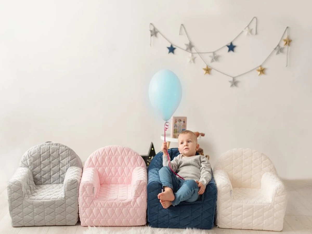 Albero Mio Velvet Navy Kinderfauteuil 5 Albero Mio Velvet Navy Kinderfauteuil - Afbeelding 3