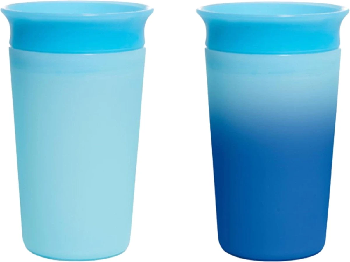 Munchkin Miracle 360 Colour Changing Sippy Cup Blue 4 Munchkin Miracle 360 Colour Changing Sippy Cup Blue - Afbeelding 2