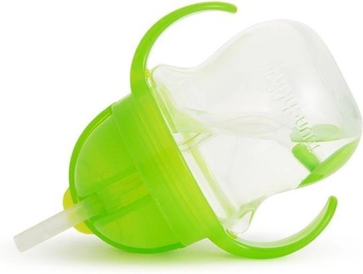 Munchkin Tip & Sip Drinkbeker Met Rietje Groen 8 Munchkin Tip & Sip Drinkbeker Met Rietje Groen - Afbeelding 6