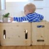 Manine Montessori Set Van 2 KubusStoeltjes - KinderStoel En/of Tafeltje - Groeit Mee - Massief Hout -Stokke Verkoop 1200x915
