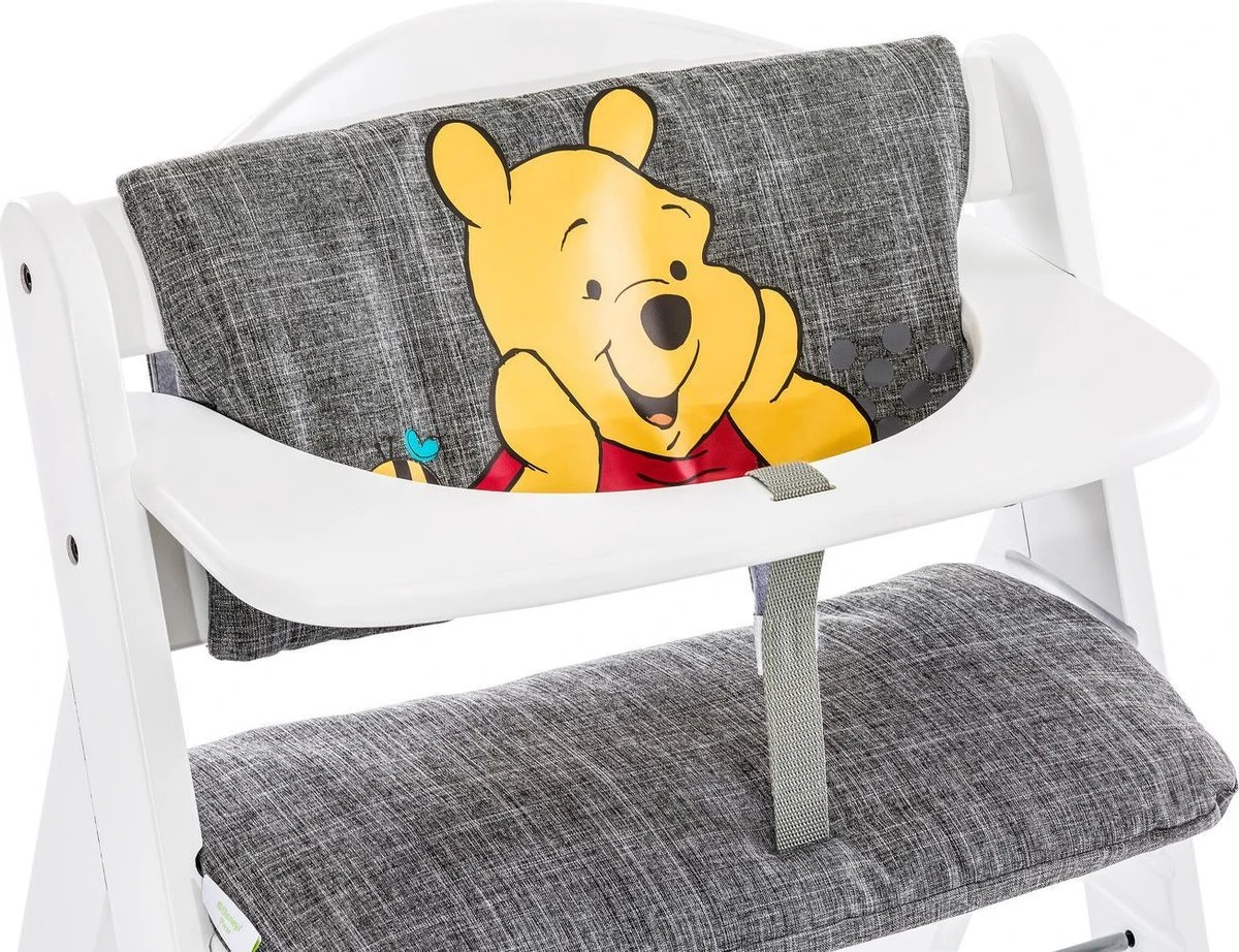 Hauck Deluxe Stoelverkleiner - Pooh Grey 4 Hauck Deluxe Stoelverkleiner - Pooh Grey - Afbeelding 2