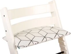 Stokke Tripp Trapp Kussenset - Geplastificeerd - Witte Blokken