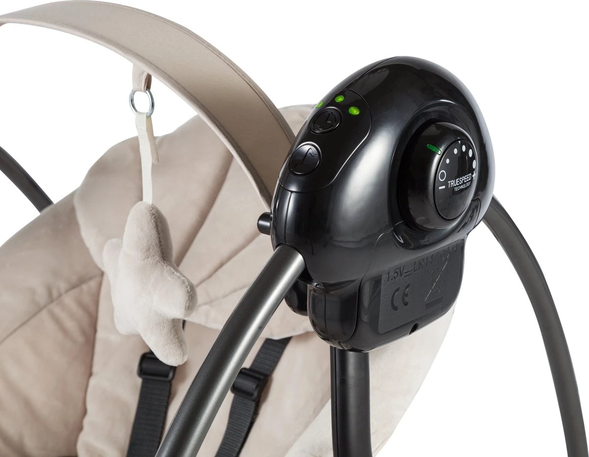 X Adventure Baby Swing Elektrisch & Portable - Antraciet 4 X Adventure Baby Swing Elektrisch & Portable - Antraciet - Afbeelding 2