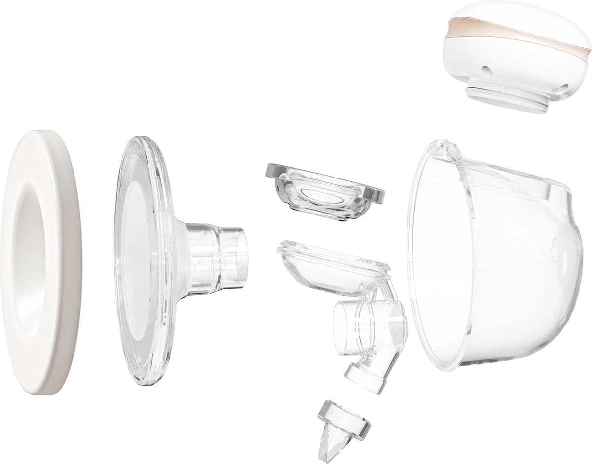 Youha® - The INs NEXT - Dubbele Draadloze Borstkolven - Elektrische Draagbare Borstkolven - Makkelijk Kolven - BPA-vrij - Handsfree Kolven - Borstvoeding - Dubbele Borstkolven - 2x 240ML Cups Voor Moedermelk - LED Scherm - Dubbele Kolf - Maat: 24mm 5 Youha® - The INs NEXT - Dubbele Draadloze Borstkolven - Elektrische Draagbare Borstkolven - Makkelijk Kolven - BPA-vrij - Handsfree Kolven - Borstvoeding - Dubbele Borstkolven - 2x 240ML Cups Voor Moedermelk - LED Scherm - Dubbele Kolf - Maat: 24mm - Afbeelding 3
