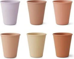 Liewood - Kinderbekers Carter (Set Van 6 Stuks) - Drinkbekers - Light Lavender