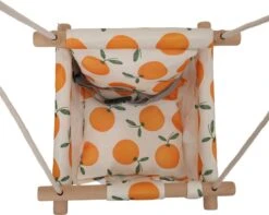 Baby / Kinder Schommel Voor Binnen Of Buiten! - Baby Swing Sinaasappeltjes - Schommelstoel Inclusief Zachte Kussens En Bevestigingsmaterialen -Stokke Verkoop 1200x957