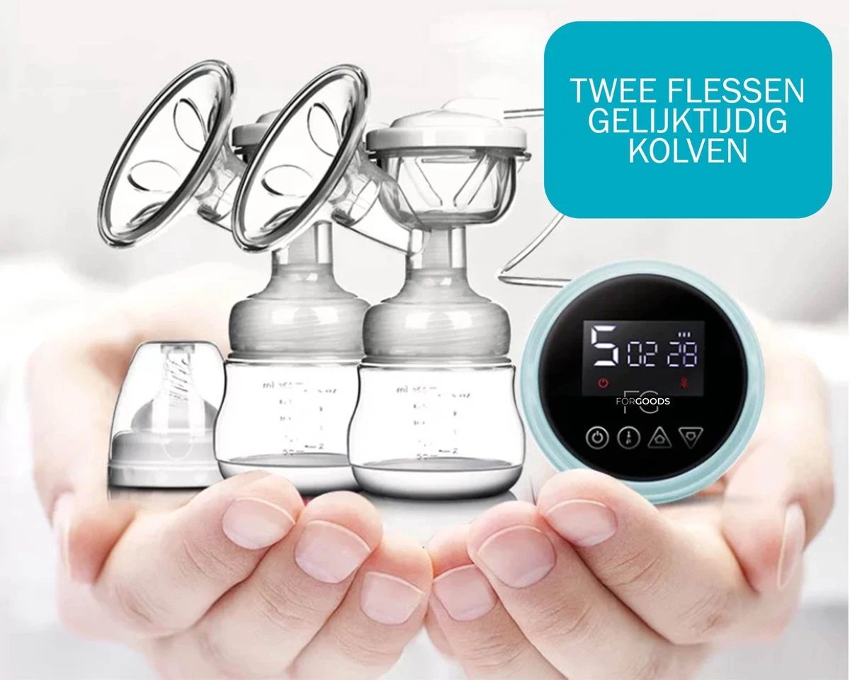 Forgoods Borstkolf - Electrisch - Dubbel - Roze - Model 2023 4 Forgoods Borstkolf - Electrisch - Dubbel - Roze - Model 2023 - Afbeelding 2