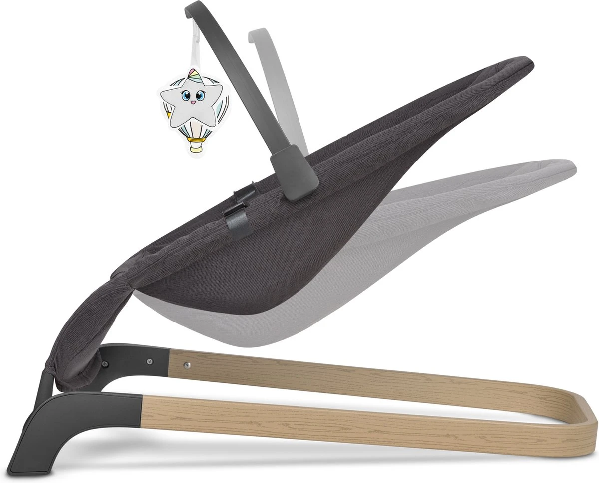 Lionelo June - Babyschommel - Tot 9 Kg - 3-punts Veiligheidsgordels - Lichtgewicht 12 Lionelo June - Babyschommel - Tot 9 Kg - 3-punts Veiligheidsgordels - Lichtgewicht - Afbeelding 10