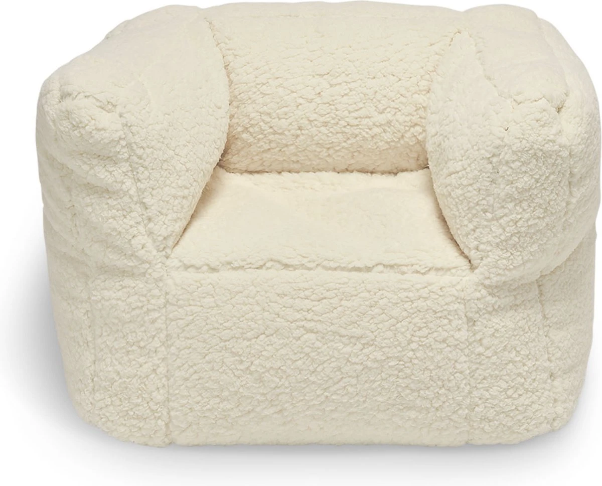 Jollein Kinderfauteuil Teddy - Cream White 4 Jollein Kinderfauteuil Teddy - Cream White - Afbeelding 2
