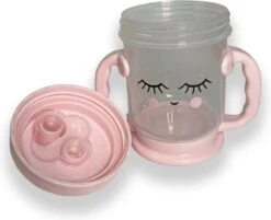 Drinkbeker Roze Peuter - Anti Lek Beker - Drinkbeker Baby - Baby Sippy Cup - Kinder Tuitbeker - Tom & Zoe -Stokke Verkoop 1200x976 3