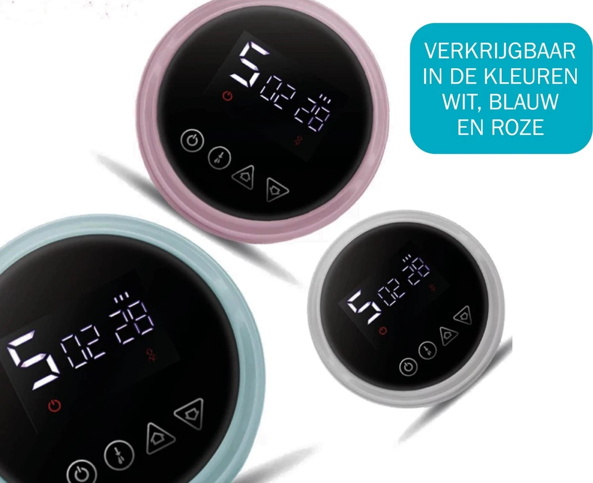 Forgoods Borstkolf - Electrisch - Dubbel - Blauw - Model 2023 9 Forgoods Borstkolf - Electrisch - Dubbel - Blauw - Model 2023 - Afbeelding 7