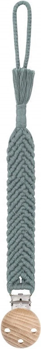 States&Klein Boho Speenkoord - Sage Green - Duurzaam - Ibiza Stijl - Kraamcadeau - Babyshower - Baby - Groen