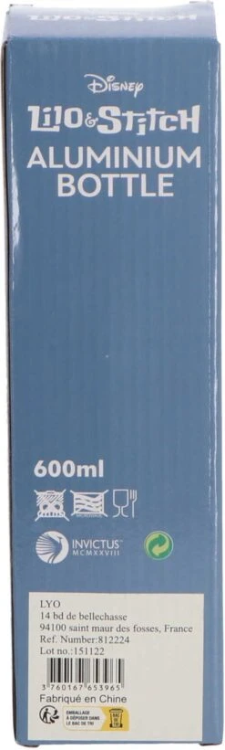 Drinkfles Lilo & Stitch - Aluminium - 600ML -Stokke Verkoop 361x1200