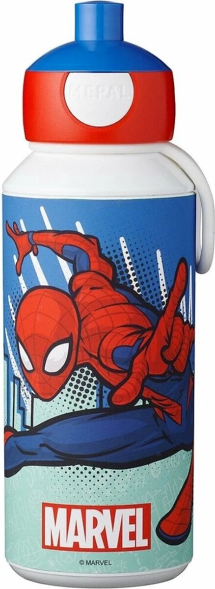 Little Dutch Drinkfles Pop-Up 400 Ml Spider Man 4 Little Dutch Drinkfles Pop-Up 400 Ml Spider Man - Afbeelding 2