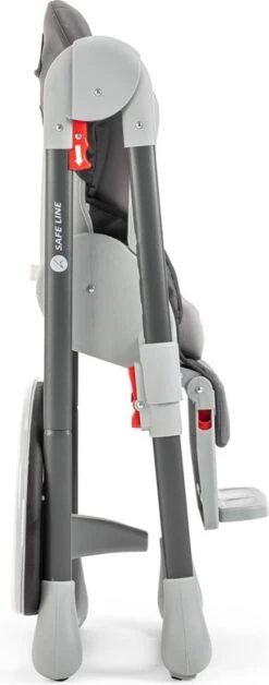 Bebe Ceyiz Kinderstoel Safe Line Wieltjes Grijs