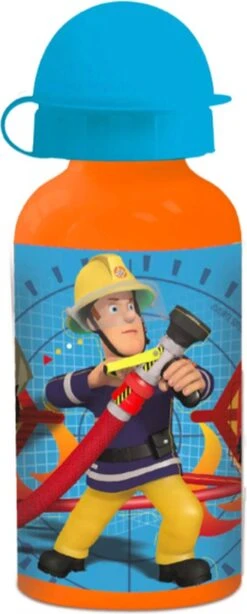 Stor Brandweerman Sam Brooddoos + Aluminium Drinkfles - 400 Ml -Stokke Verkoop 483x1200 2