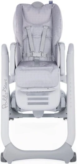 Chicco Plooibare Kinder-eetstoel Polly 2 Start - Happy Silver -Stokke Verkoop 561x1200