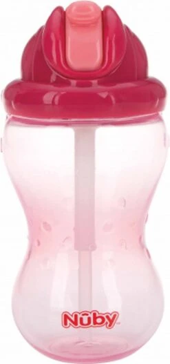 Nûby - Oefenbeker - Flip-It™ Antilekbeker - Roze - 360ml - 12m+ 12 Nûby - Oefenbeker - Flip-It™ Antilekbeker - Roze - 360ml - 12m+ -Stokke Verkoop 562x1200