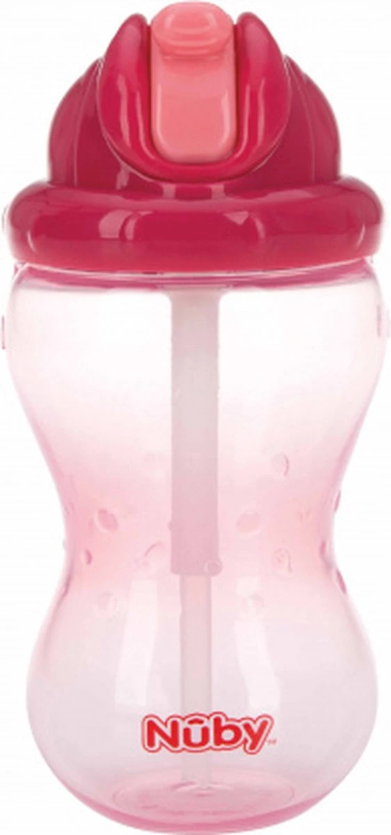 Nûby - Oefenbeker - Flip-It™ Antilekbeker - Roze - 360ml - 12m+ 7 Nûby - Oefenbeker - Flip-It™ Antilekbeker - Roze - 360ml - 12m+ - Afbeelding 6