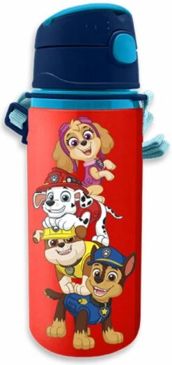 Paw Patrol Aluminium Drinkbeker - Drinkfles - 600 Ml - 22 Cm Hoog