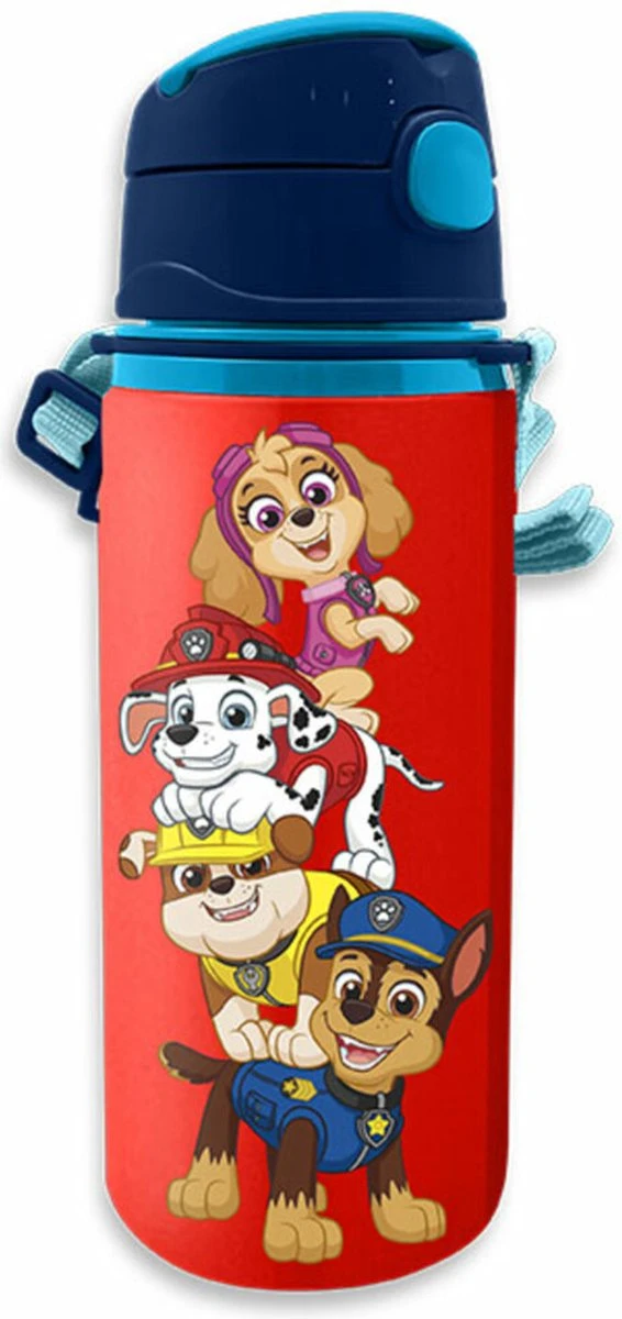 Paw Patrol Aluminium Drinkbeker - Drinkfles - 600 Ml - 22 Cm Hoog 3 Paw Patrol Aluminium Drinkbeker - Drinkfles - 600 Ml - 22 Cm Hoog