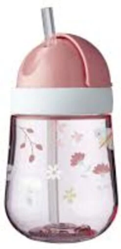 Mepal Mio – Rietjesbeker 300 Ml – Gegarandeerd Lekvrij – Flowers & Butterflies – Ideaal Voor Onderweg – Drinkbeker Kinderen -Stokke Verkoop 582x1200 1