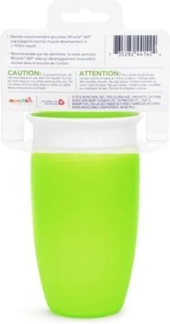 Munchkin Miracle Drinkbeker 360 Sippy Cup Groen -Stokke Verkoop 629x1200 2