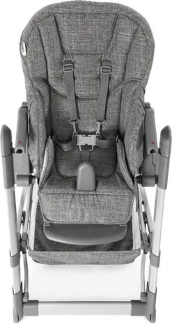 Hauck Grow Up Inklapbare Kinderstoel - Met Ligfunctie En Eetblad - Grijs Melange -Stokke Verkoop 639x1200