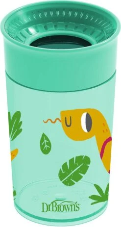 Dr. Brown's Dr Brown's - Cheers 360° Drinkbeker - 9+ Maanden - Groen - 300ml -Stokke Verkoop 640x1200 1