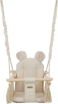 Baby Schommel - Hout - Crème - Tot 20 Kg