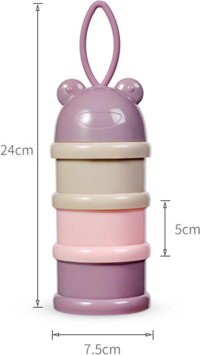 Merkloos Melktoren - Bewaarbakjes Babyvoeding - 3 Laags - Melkpoeder Doseerdoosjes - Melkpoeder Toren - Melkpoeder Bewaarbakjes - Verdeeldoos - Melk Poeder Dispenser - Melkpoeder Reisbox - Babyvoeding Bewaarbox - Roze 8 Merkloos Melktoren - Bewaarbakjes Babyvoeding - 3 Laags - Melkpoeder Doseerdoosjes - Melkpoeder Toren - Melkpoeder Bewaarbakjes - Verdeeldoos - Melk Poeder Dispenser - Melkpoeder Reisbox - Babyvoeding Bewaarbox - Roze - Afbeelding 7