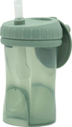 Difrax Rietjesbeker Antilek - 250 Ml - Sage/Groen