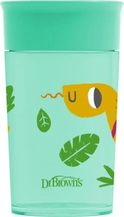 Dr. Brown's Dr Brown's - Cheers 360° Drinkbeker - 9+ Maanden - Groen - 300ml -Stokke Verkoop 687x1200 1