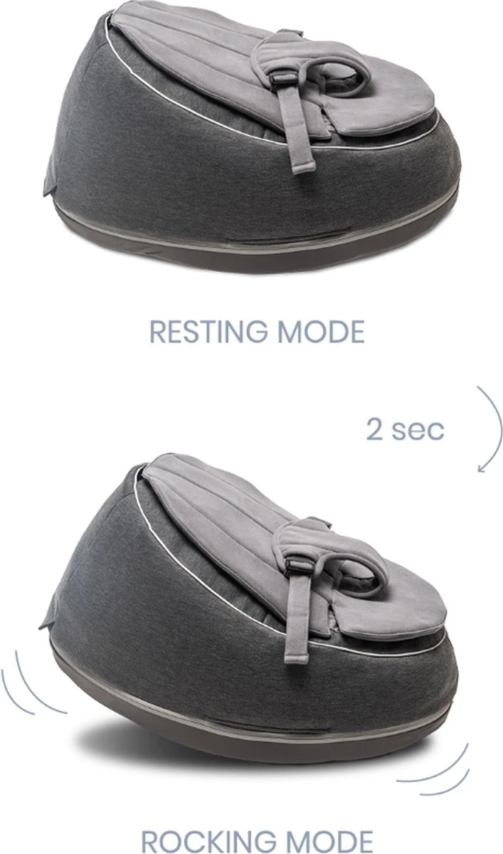 Doomoo - Seat'n Swing - Meegroeiende Poef En Schommelstoel - Kaki 12 Doomoo - Seat'n Swing - Meegroeiende Poef En Schommelstoel - Kaki - Afbeelding 10