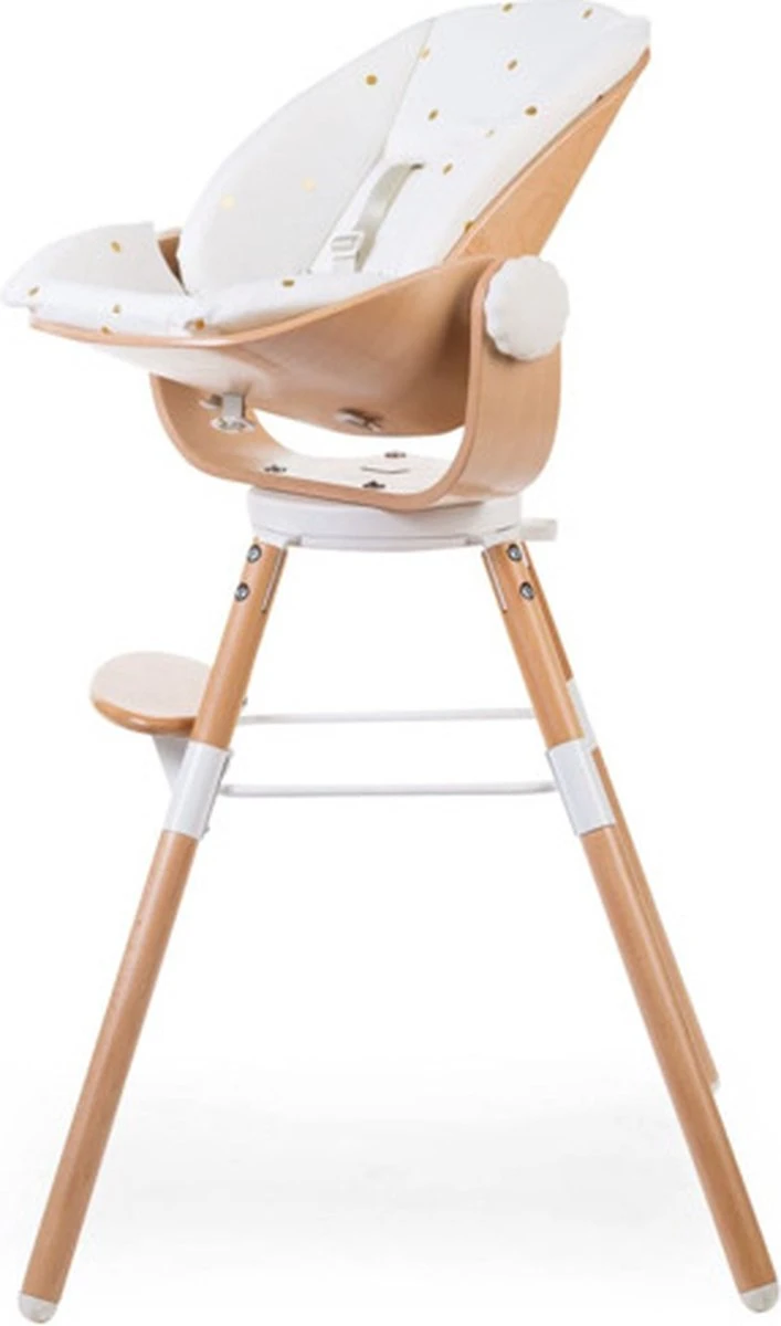 Childhome - Evolu Newborn Eetstoel Kussen Jersey - Gold Dots 11 Childhome - Evolu Newborn Eetstoel Kussen Jersey - Gold Dots - Afbeelding 9