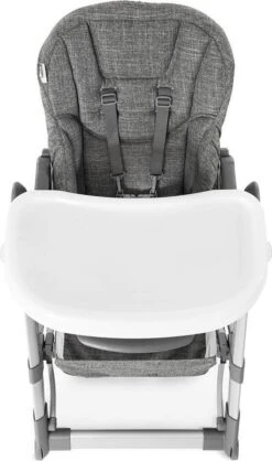 Hauck Grow Up Inklapbare Kinderstoel - Met Ligfunctie En Eetblad - Grijs Melange -Stokke Verkoop 709x1200 1