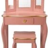 Sphera Kaptafel Met Krukje Voor Kinderen - 59,5 X 29 X 98.5 Cm - Roze -Stokke Verkoop 709x1200 2