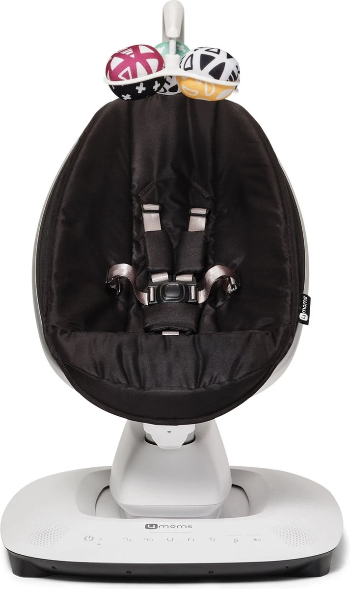 4moms MamaRoo 5 Classic Black | Beweegt Zoals Jij, Bedienen Met Je Smartphone, WiFi Smart Home Integratie Via Amazon Alexa En Google Home 9 4moms MamaRoo 5 Classic Black | Beweegt Zoals Jij, Bedienen Met Je Smartphone, WiFi Smart Home Integratie Via Amazon Alexa En Google Home - Afbeelding 7