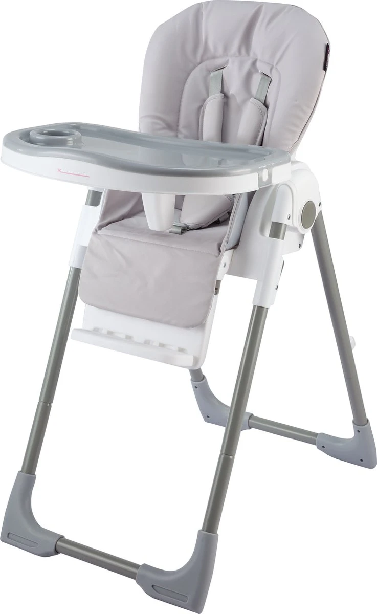 X Adventure V2 Kinderstoel / Eetstoel -Inklapbaar- Incl. Eettafel & 5-Puntsgordel - Grijs 3 X Adventure V2 Kinderstoel / Eetstoel -Inklapbaar- Incl. Eettafel & 5-Puntsgordel - Grijs