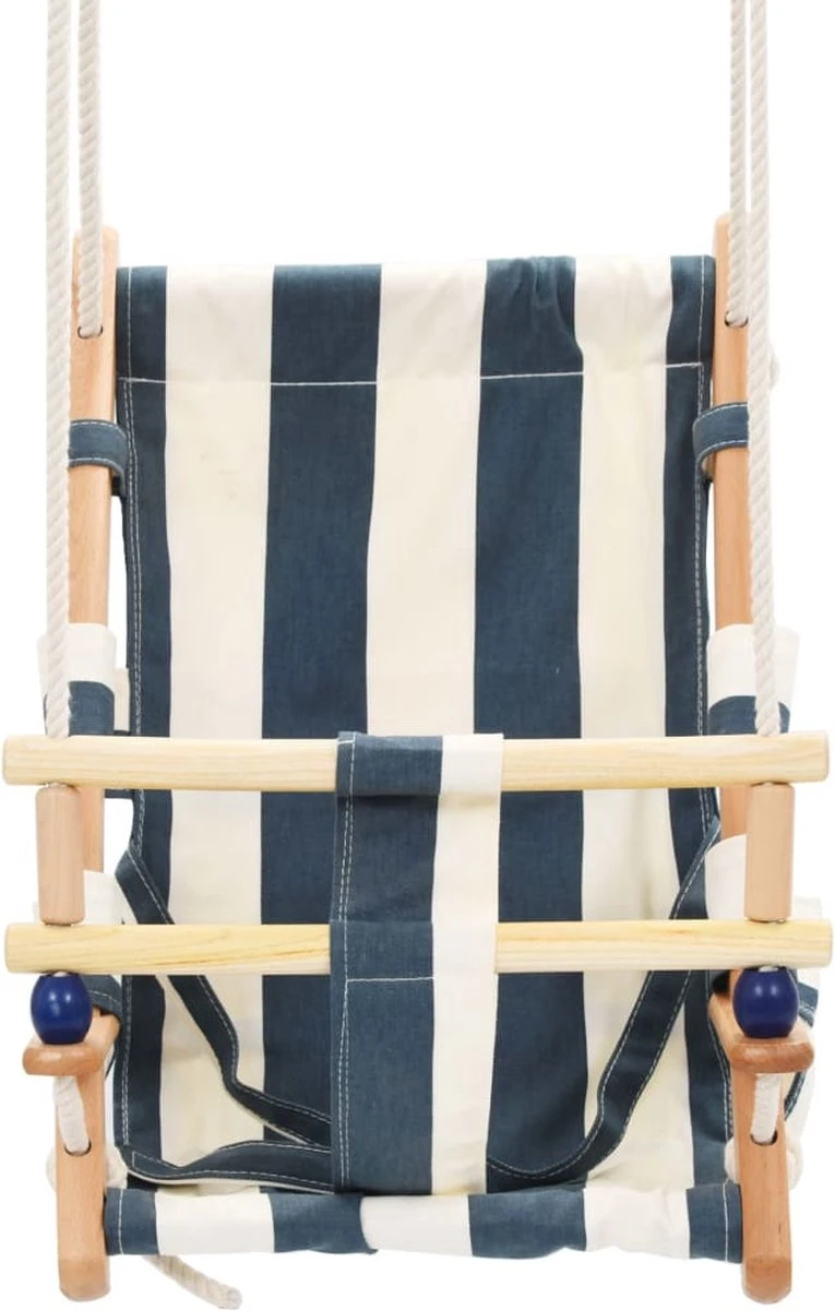 Merkloos Babyschommel Met Gordel Hout Blauw- Babyschommel Buiten - Baby Schommel Tuin - Peuterschommel - Kinderschommel - Schommelzitje 5 Merkloos Babyschommel Met Gordel Hout Blauw- Babyschommel Buiten - Baby Schommel Tuin - Peuterschommel - Kinderschommel - Schommelzitje - Afbeelding 3