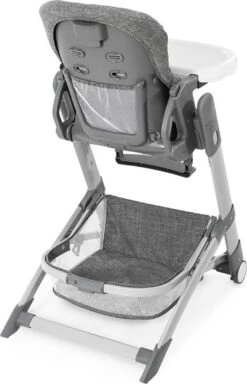Hauck Grow Up Inklapbare Kinderstoel - Met Ligfunctie En Eetblad - Grijs Melange -Stokke Verkoop 771x1200 1