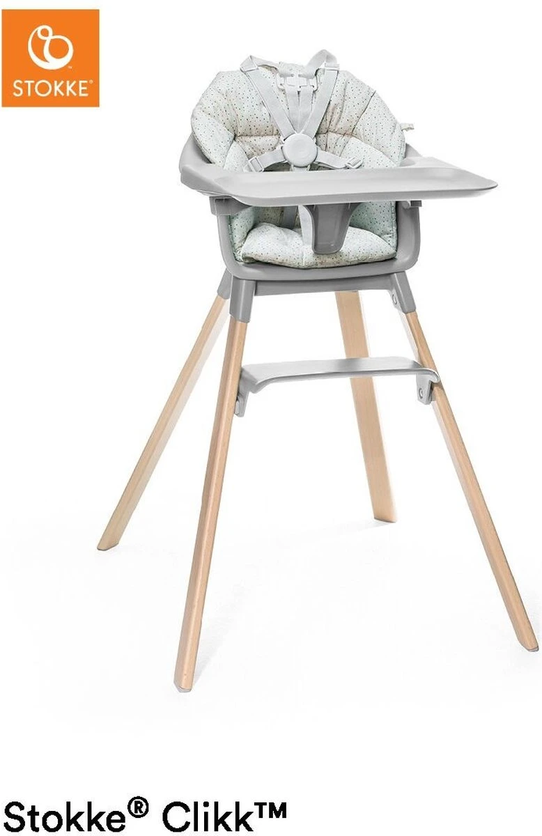 Stokke® Clikk™ High Stoel Cloud Grey 4 Stokke® Clikk™ High Stoel Cloud Grey - Afbeelding 2