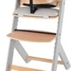 Kinderkraft Meegroei Kinderstoel Enock Met Kussen - Naturel-Grijs -Stokke Verkoop 790x1200 2